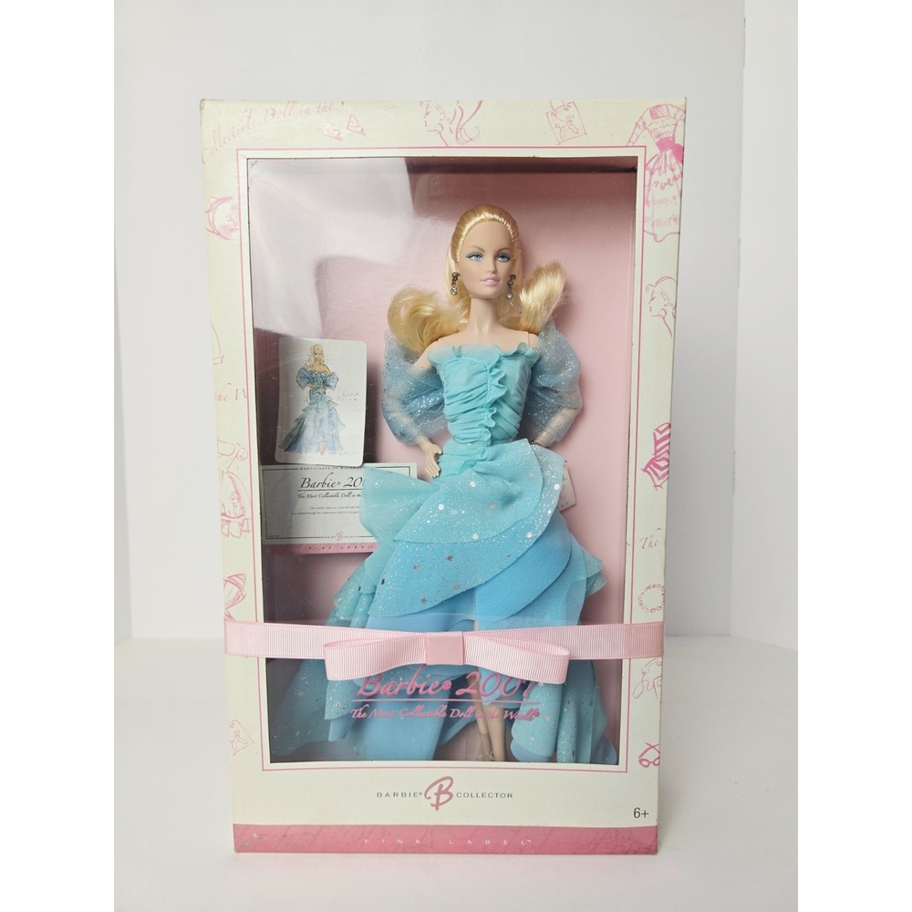 Mattel Barbie doll Pink Label 2007 K8667 blue dress